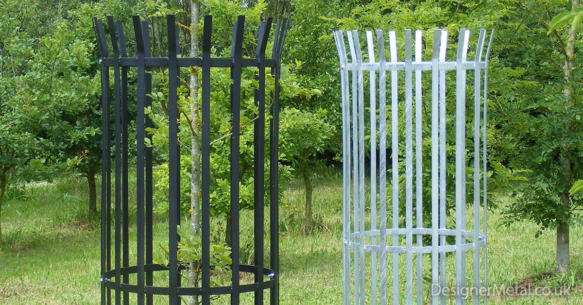 Metal tree guards