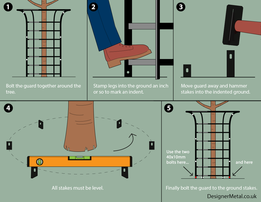 Park tree guard fitting guide Park tree guard fitting guide